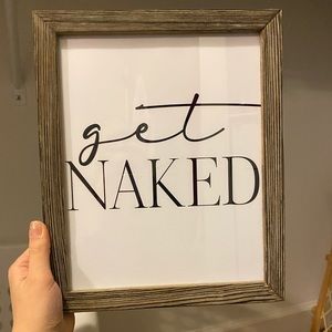 Framed print- hung up in my bathroom but moved and no longer have room for it